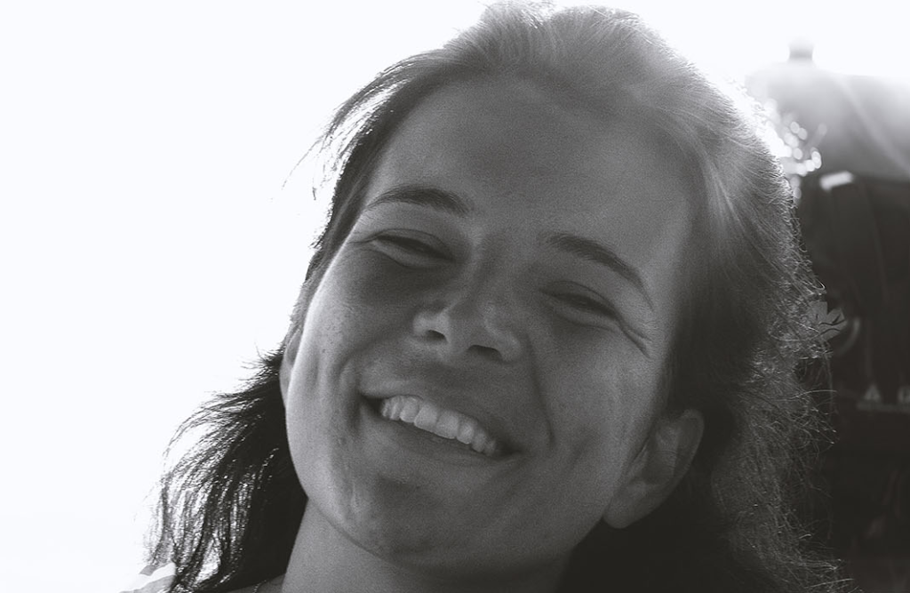 Noel Forseas, creative lifestyle photographer California. A woman smiling to the camera.